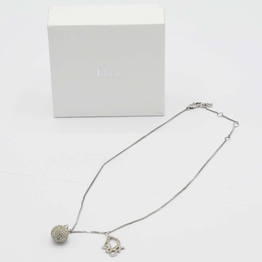 質屋 Christian Dior クリスチャン ディオール ネックレス ロゴ ボール