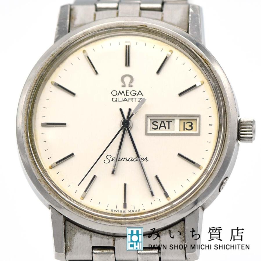 S*i様 稼働 OMEGA Seamaster 腕時計 デイト クォーツ 質屋 稼働 腕時計 OMEGA オメガ Seamaster シーマスター