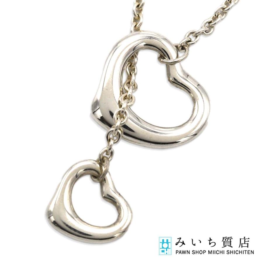 質屋 TIFFANY&Co. ティファニー ネックレス ダブルオープンハート