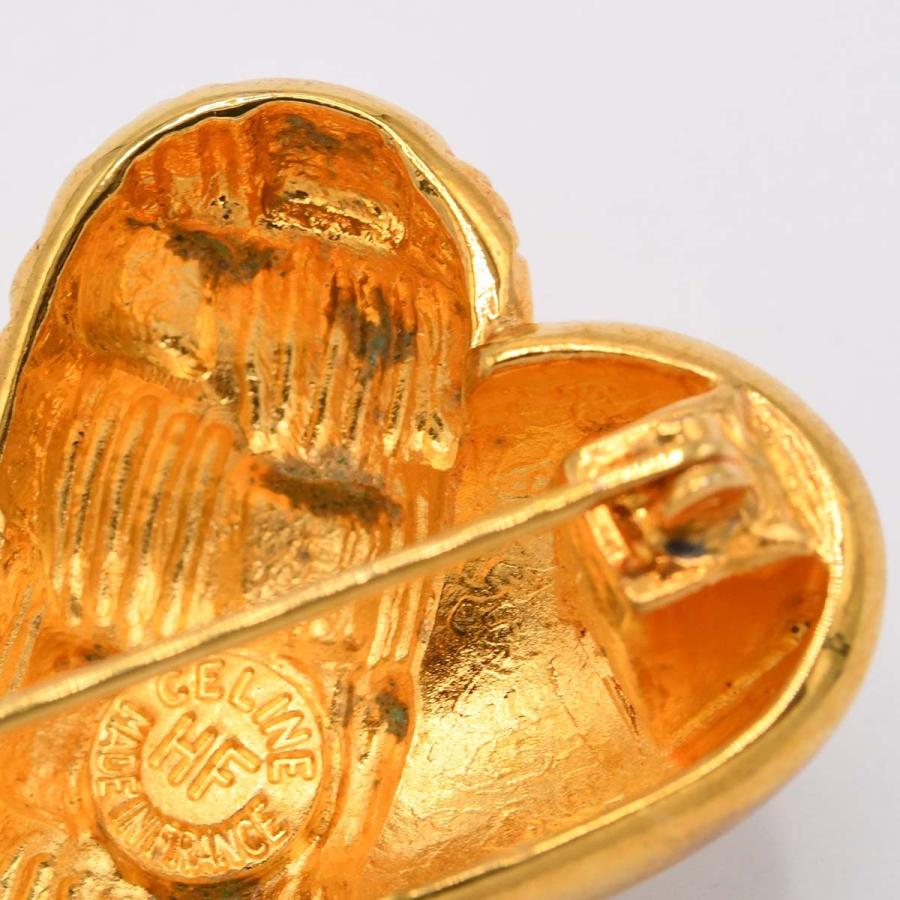 【希少】セリーヌ　ブローチチャーム　ゴールド　コサージュ　レディースアクセサリー CELINE（ブローチ/コサージュ）のフリマアイテム一覧