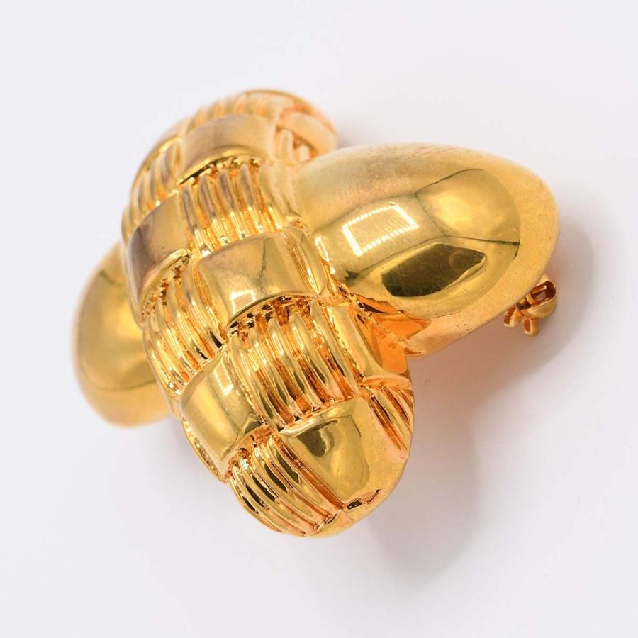 質屋 CELINE セリーヌ ブローチ コサージュ ゴールドカラー