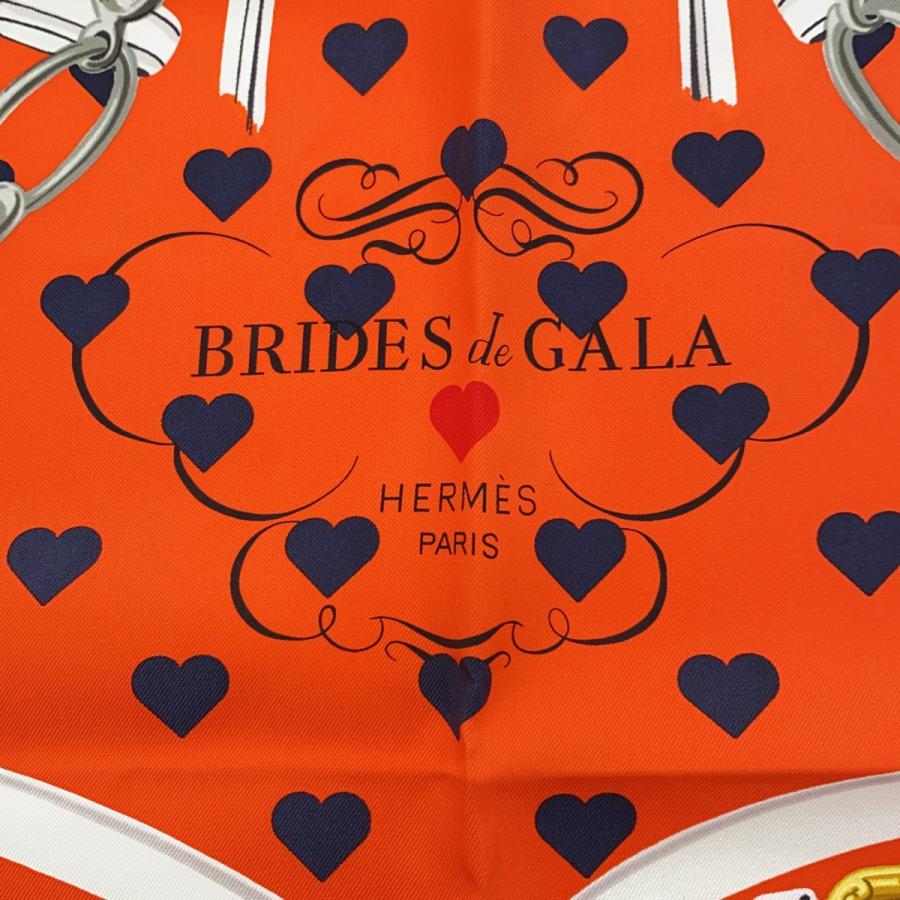質屋 HERMES エルメス カレ90 BRIDES de GALA LOVE ブリッド・ドゥ
