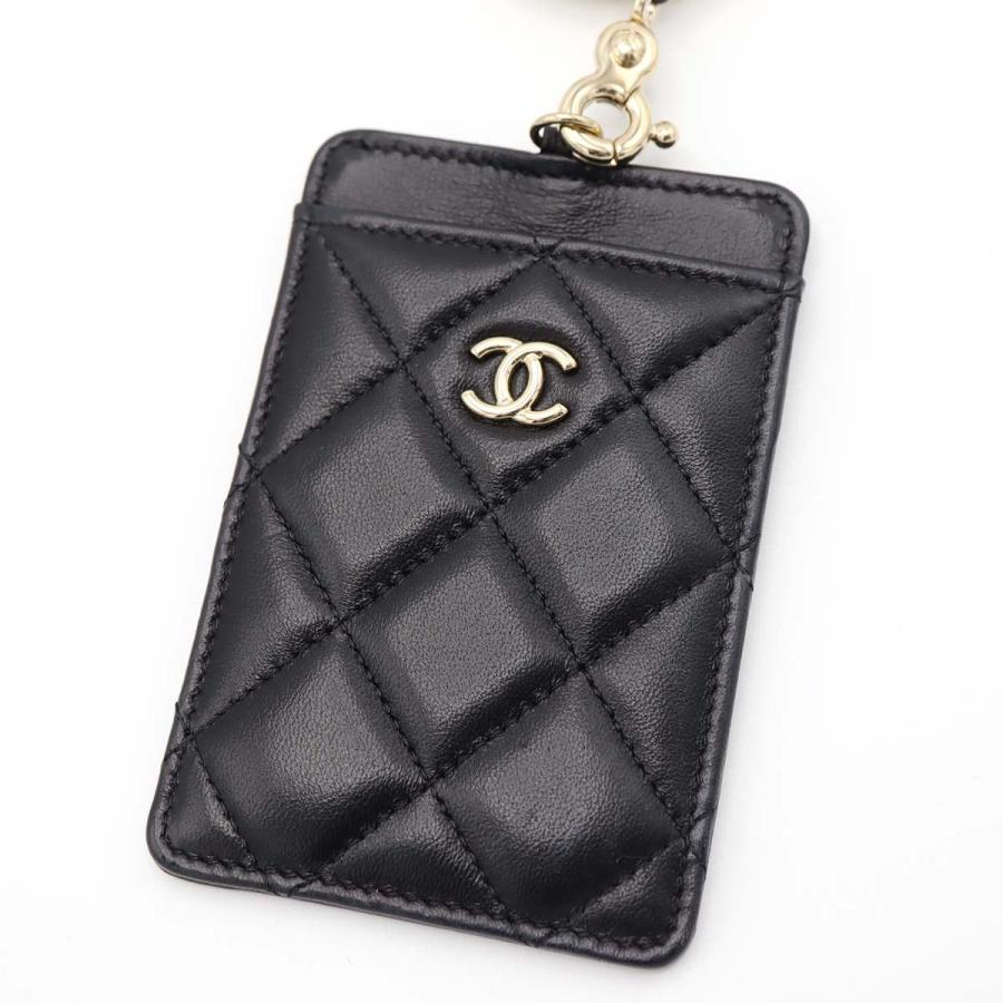 質屋 CHANEL シャネル カードケース パスケース マトラッセ ネック