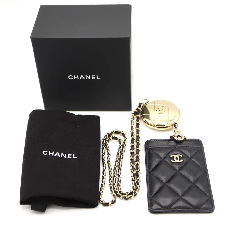 質屋 CHANEL シャネル カードケース パスケース マトラッセ ネック