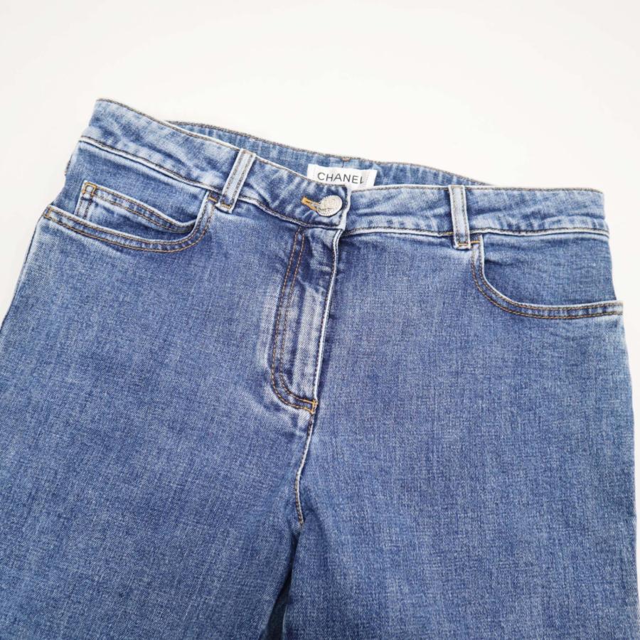 質屋 未使用 CHANEL シャネル デニム ジーンズ ジーパン パンツ