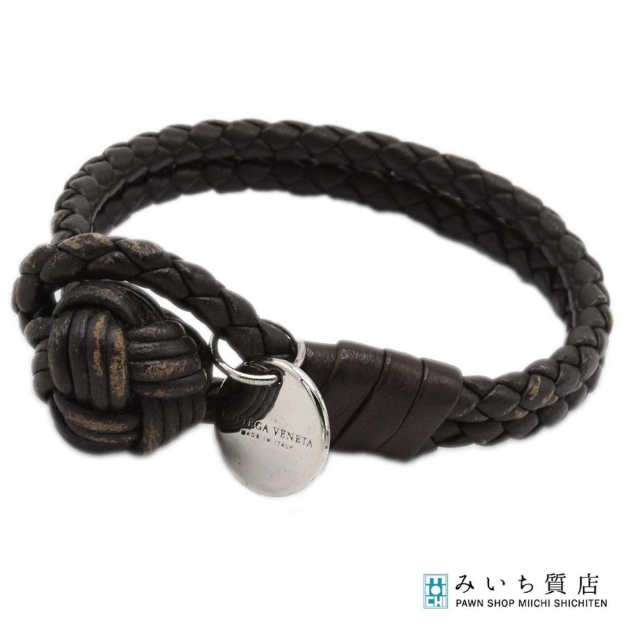 質屋 BOTTEGA VENETA ボッテガヴェネタ ブレス ブレスレット 茶 
