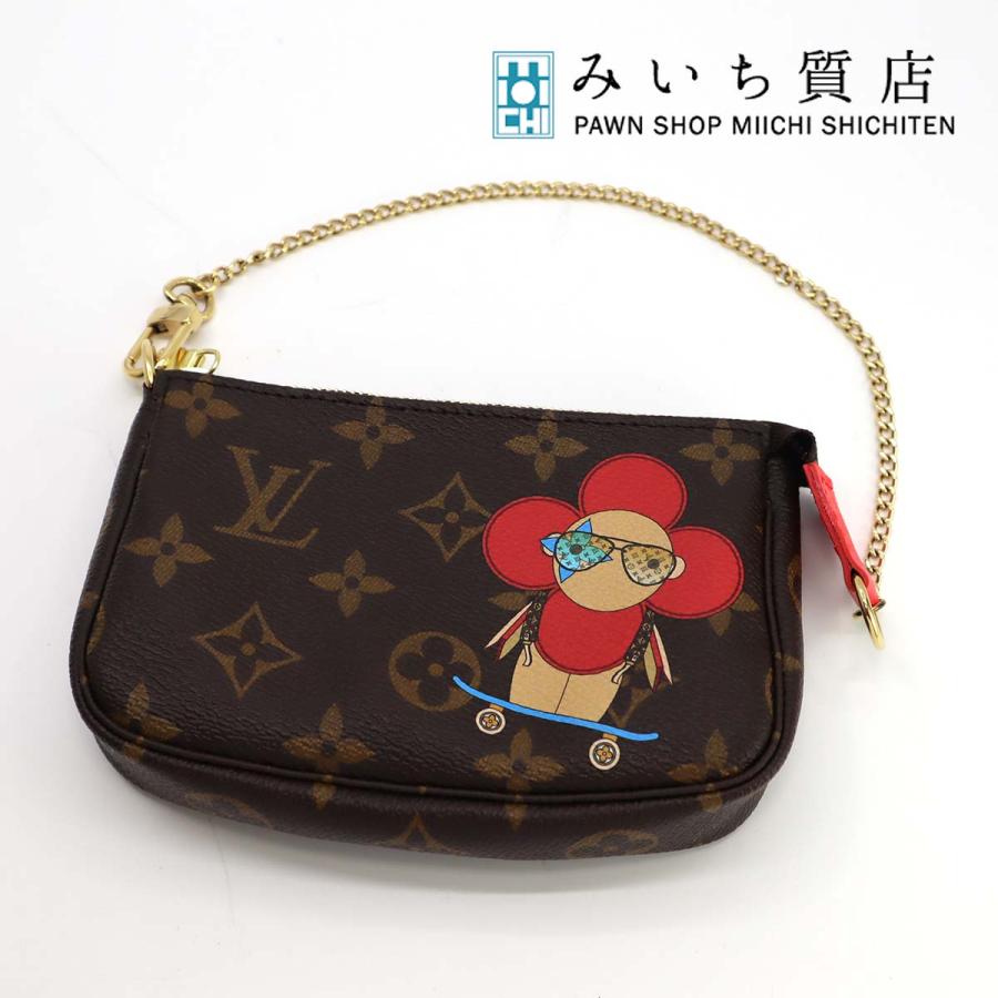質屋 美品 LV ミニ・ポシェット・アクセソワール ヴィヴィエンヌ 