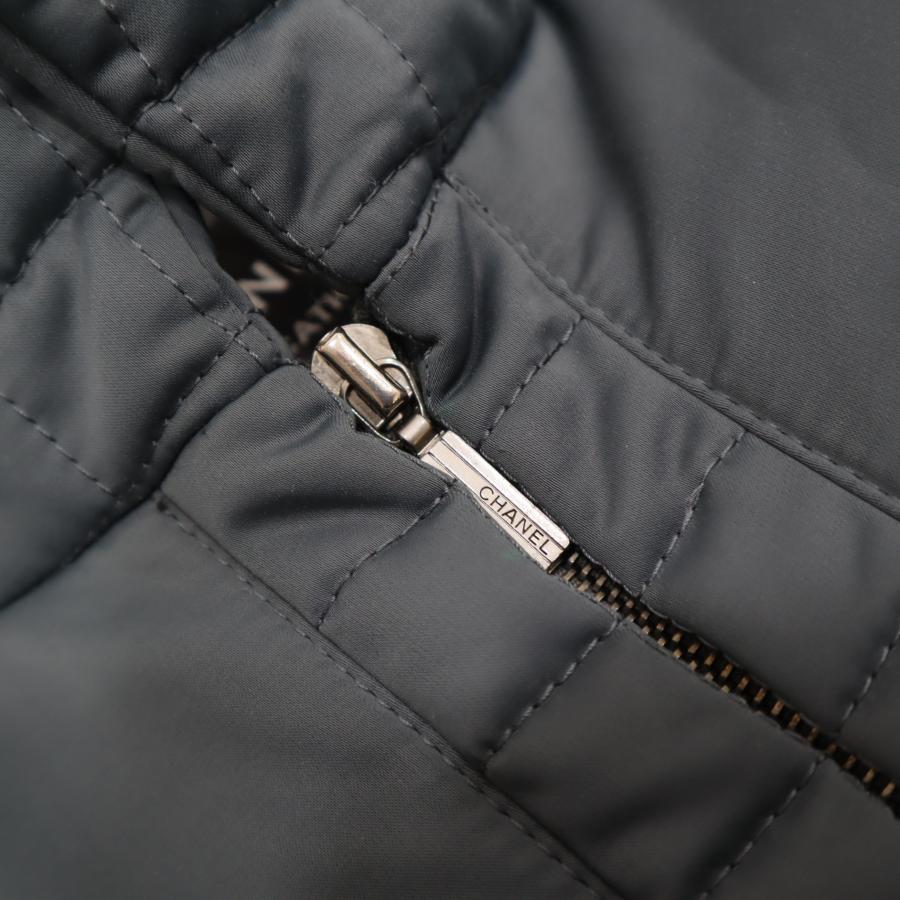 質屋 CHANEL シャネル IDENTIFICATION チョコバー中綿 ブルゾン