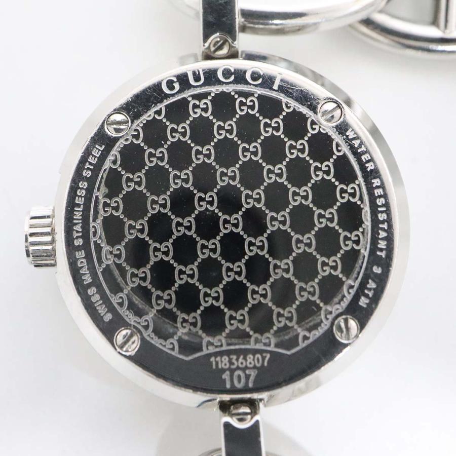 質屋 稼働 腕時計 GUCCI グッチ ブレスウォッチ Gチャーム 107 ピンク