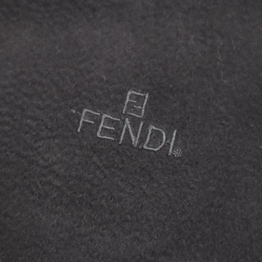 質屋 FENDI フェンディ マフラー ファーストール ポンポン カシミア100