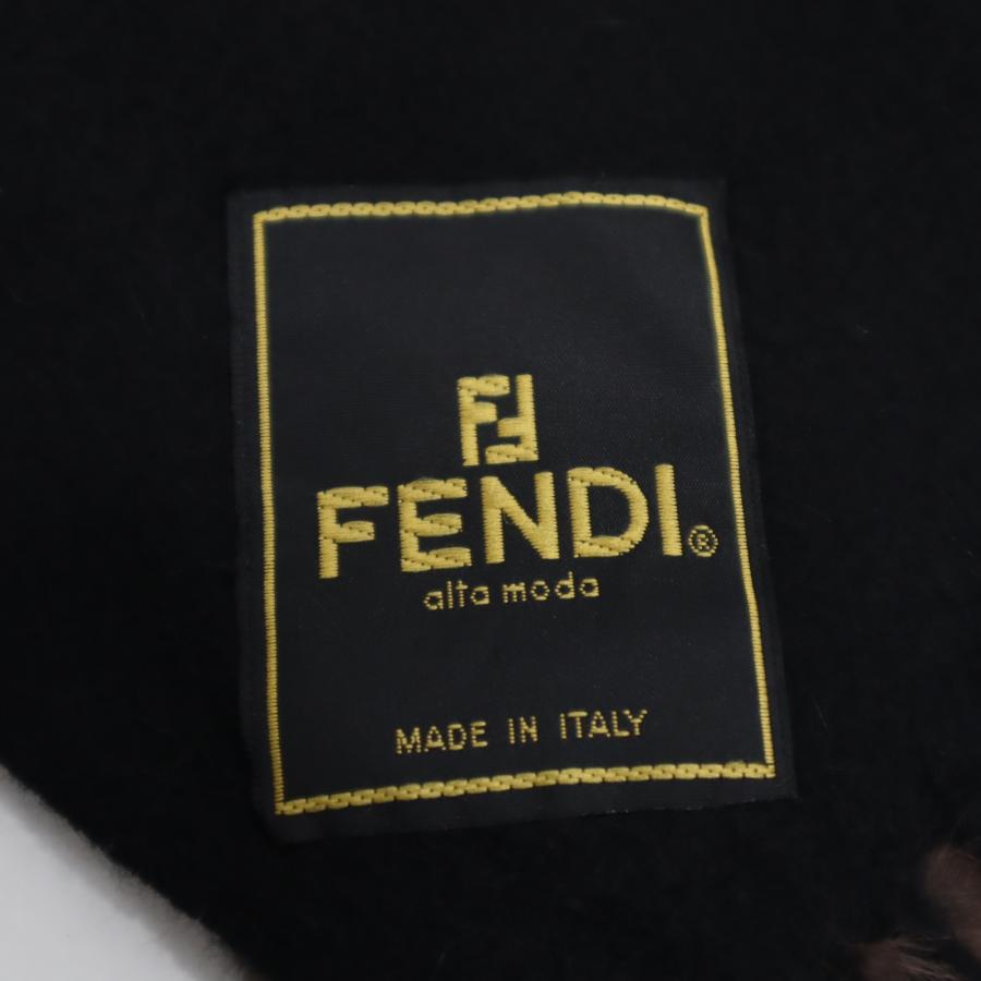 質屋 FENDI フェンディ マフラー ファーストール ポンポン