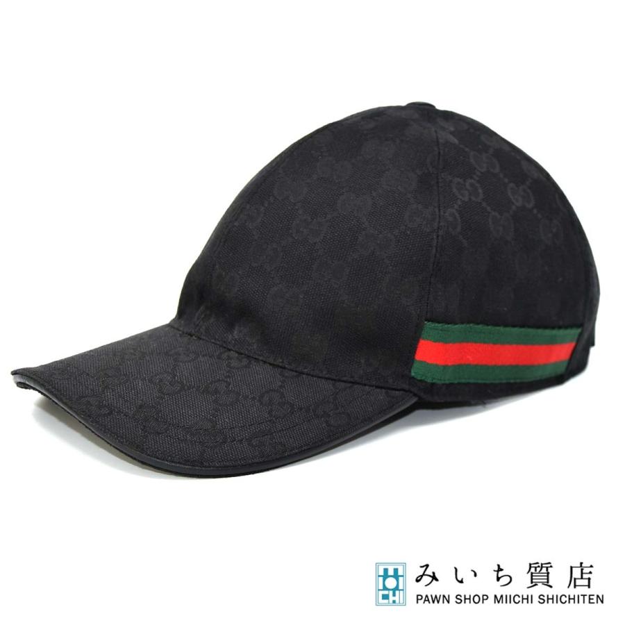 誠実 【AB/使用感小】 グッチ 定番 人気 GGキャンバス シェリーライン