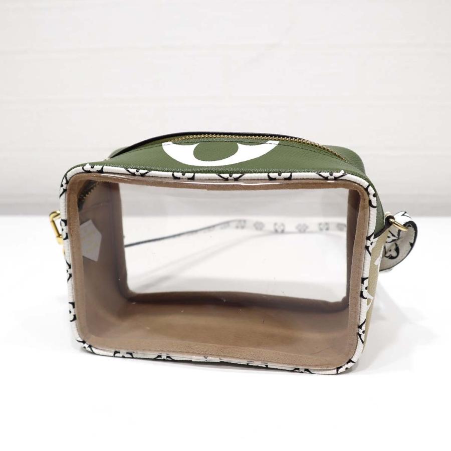 質屋 LV ビーチ ポーチ M67610 モノグラム ジャイアント ハンドバッグ カーキ ルイヴィトン LOUIS VUITTON クリア H9695 みいち質店_1