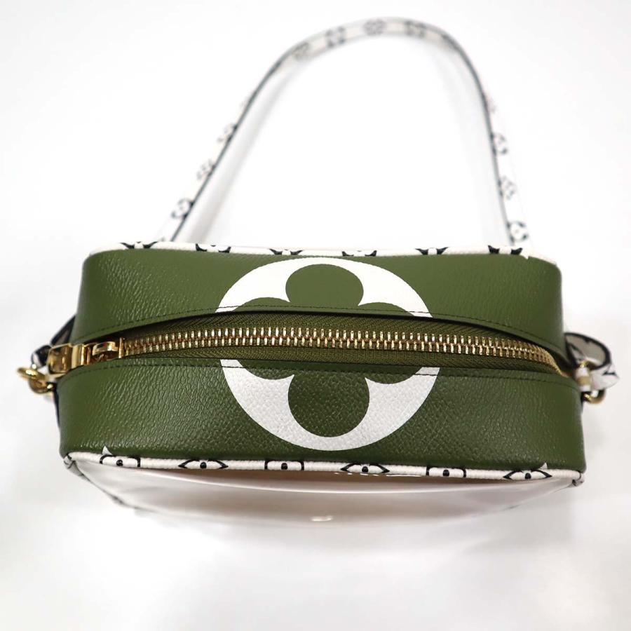 質屋 LV ビーチ ポーチ M67610 モノグラム ジャイアント ハンドバッグ カーキ ルイヴィトン LOUIS VUITTON クリア H9695 みいち質店_3