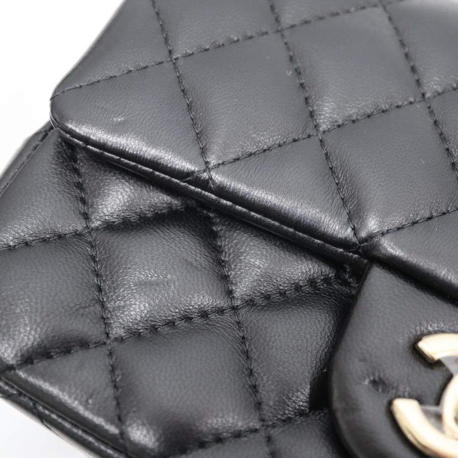 質屋 CHANEL シャネル A69900-Y04059 ミニクラシック チェーンショルダーバッグ マトラッセ ブラック 箱・保管袋有 25k1127-1 みいち質店_8
