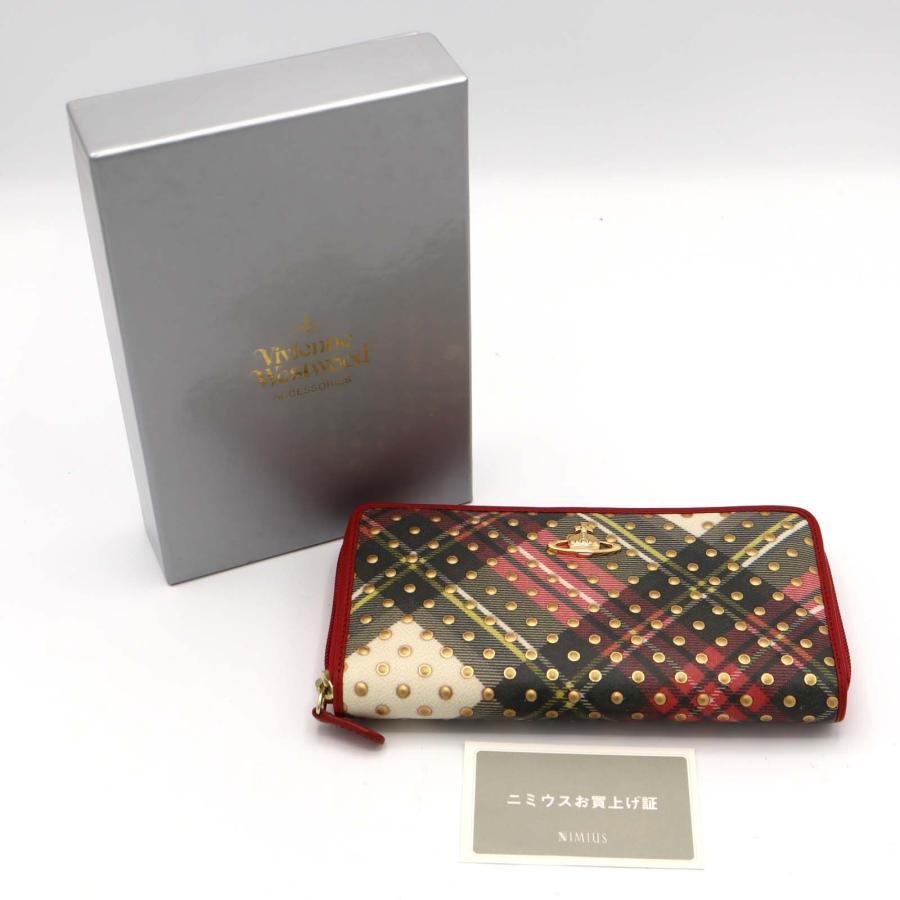 質屋 Vivienne Westwood ヴィヴィアンウエストウッド 財布 TARTAN DOTS