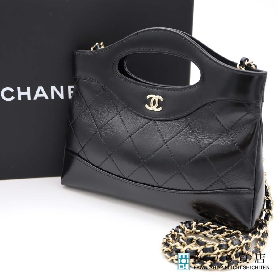 質屋 未使用 CHANEL シャネル シャネル31 ミニバッグ チェーン