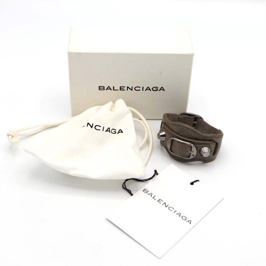 質屋 BALENCIAGA バレンシアガ ブレスレット ジャイアント レザー
