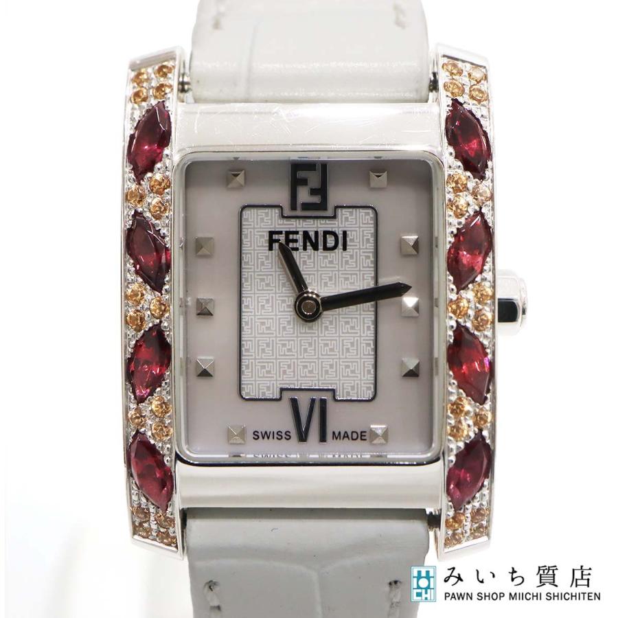質屋 FENDI フェンディ クラシコ Mini Mosaic 7000L シェル文字盤 
