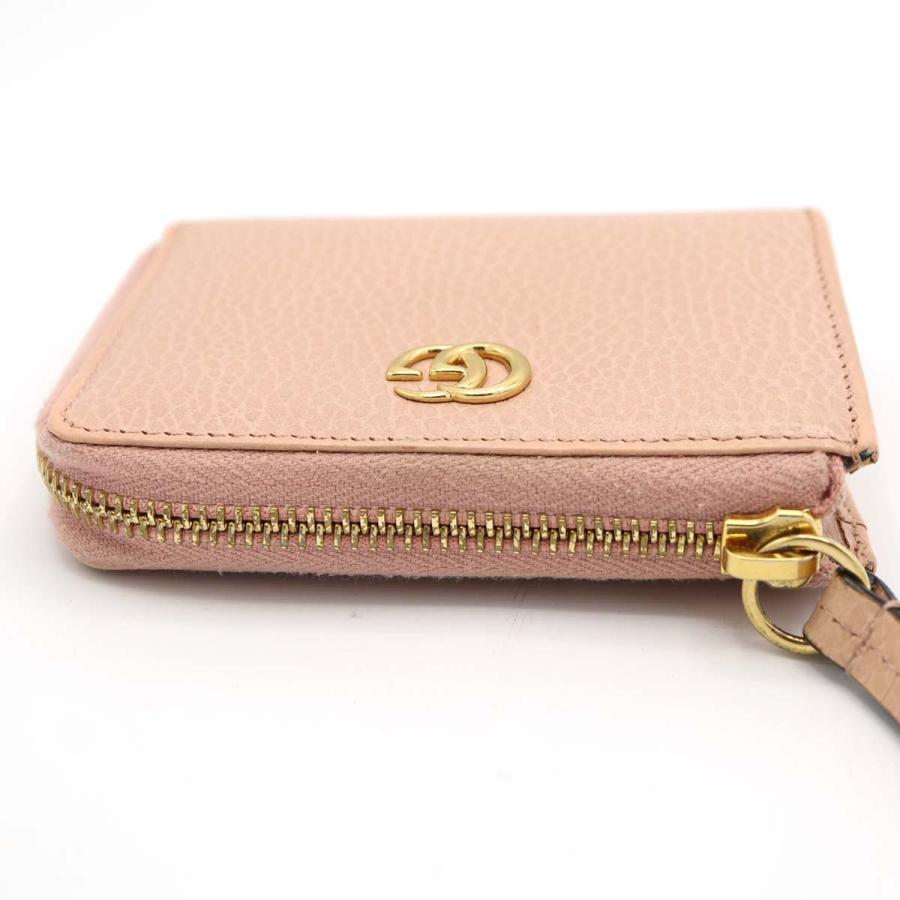 質屋 GUCCI グッチ GG マーモント L字 ジップアラウンド 財布 ジップ