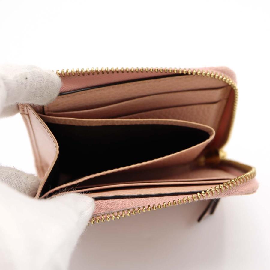 質屋 GUCCI グッチ GG マーモント L字 ジップアラウンド 財布 ジップ