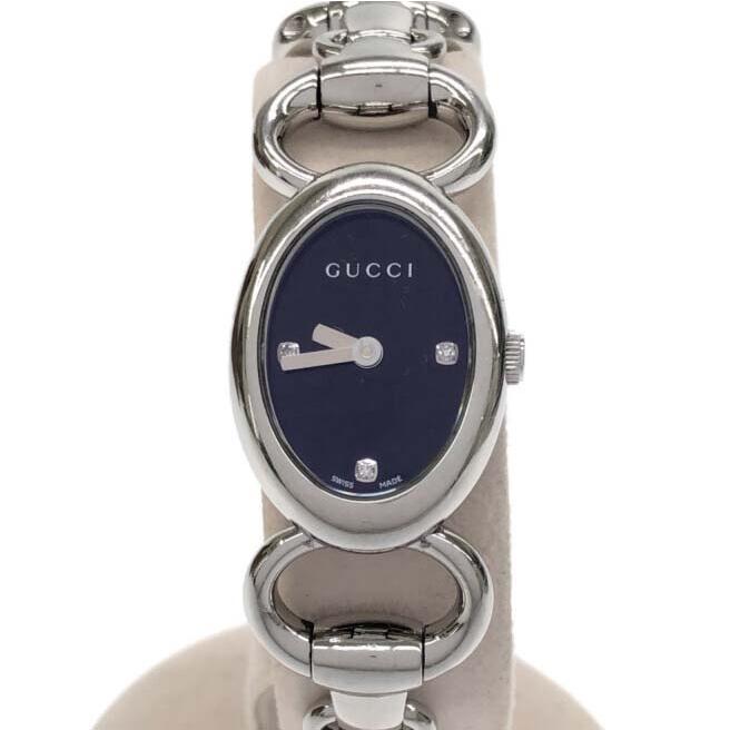 質屋 稼働 腕時計 GUCCI グッチ トルナヴォーニ 3Pダイヤ 118 クォーツ