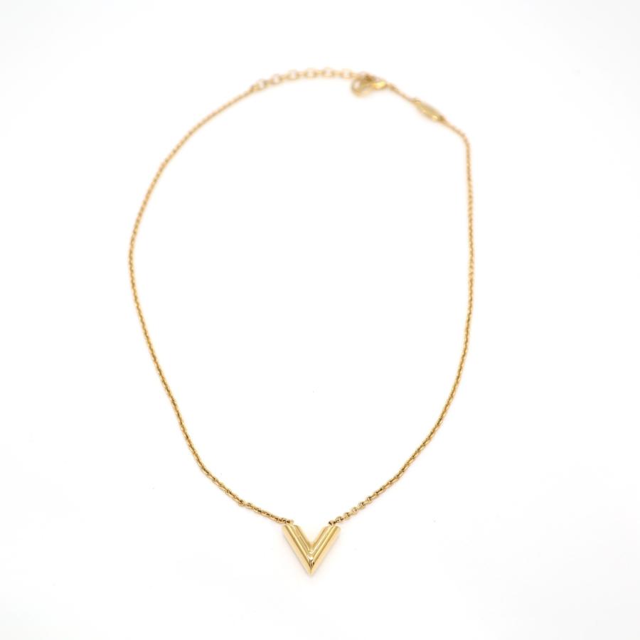 質屋 LOUIS VUITTON ルイヴィトン M61083 ネックレス エセンシャルV