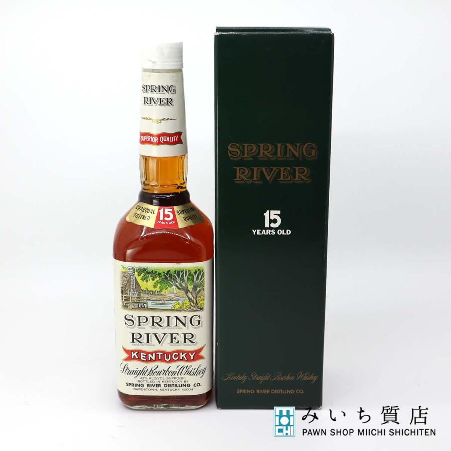 質屋 未開栓 お酒 ウィスキー スプリングリバー 15年 ケンタッキー 