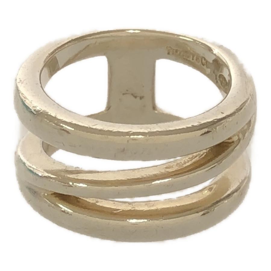 ティファニー　ダイアゴナル　リング　925 9号　ユニセックス 1990s】TIFFANY&Co. ティファニー ダイアゴナル リング