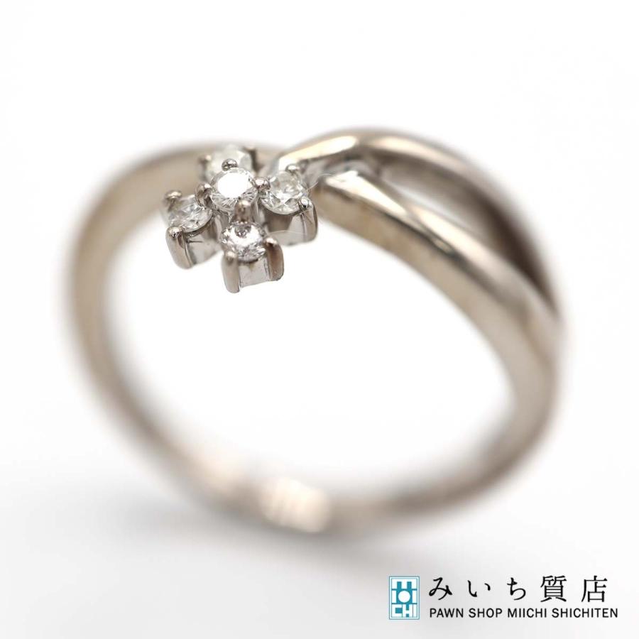 質屋 仕上げ済 VENDOME AOYAMA ヴァンドーム青山 指輪 リング K18WG D