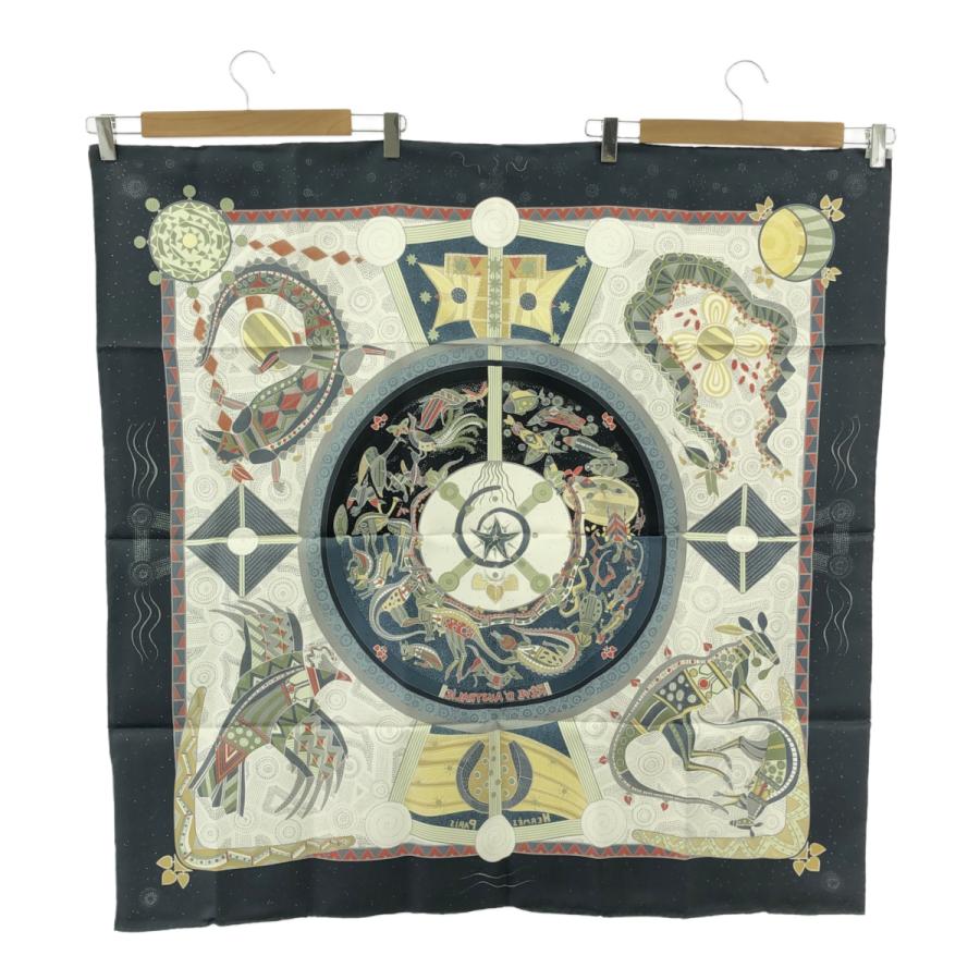 質屋 美品 HERMES エルメス カレ90 スカーフ REVE D'AUSTRALIE