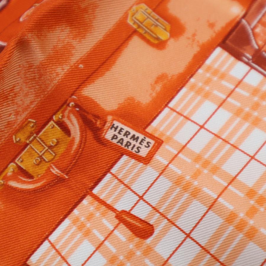 質屋 未使用 HERMES エルメス スカーフ カレ45 プチカレ H EN VOYAGE