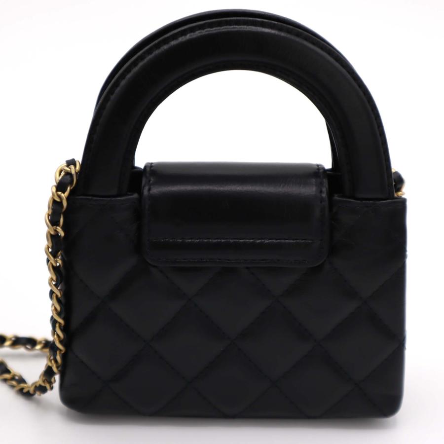質屋 未使用 CHANEL シャネル ミニチェーンクラッチ AP3435 マトラッセ