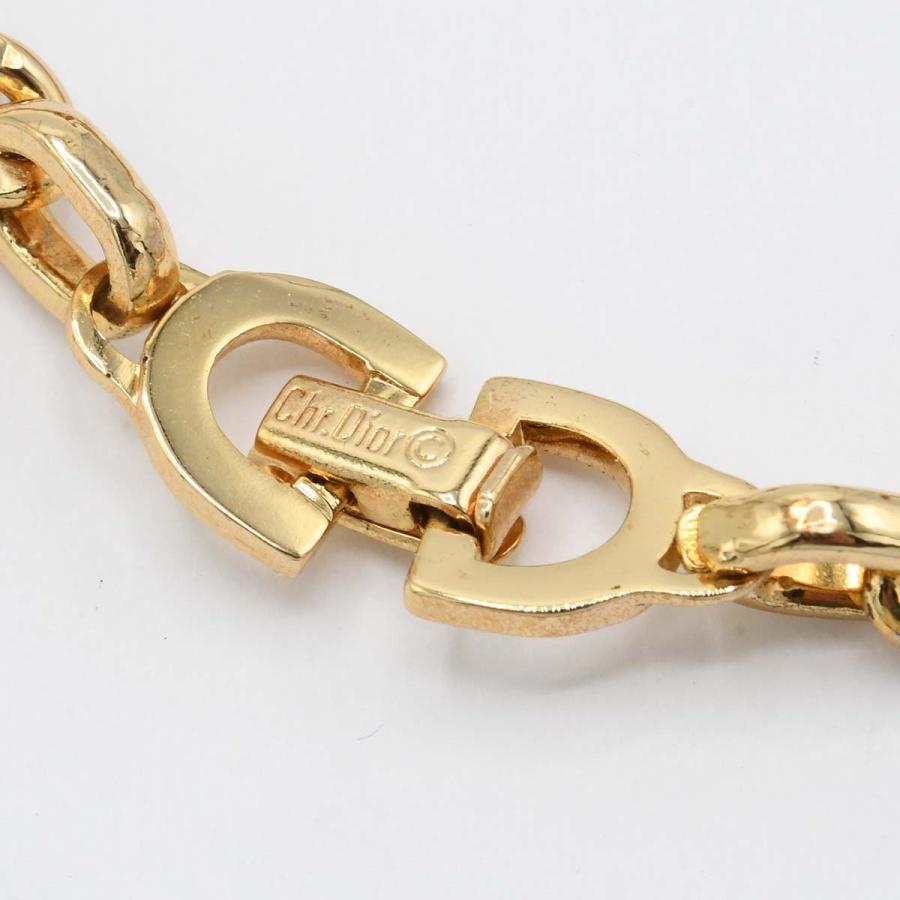 質屋 Christian Dior ディオール ブレスレット ロゴ ラインストーン