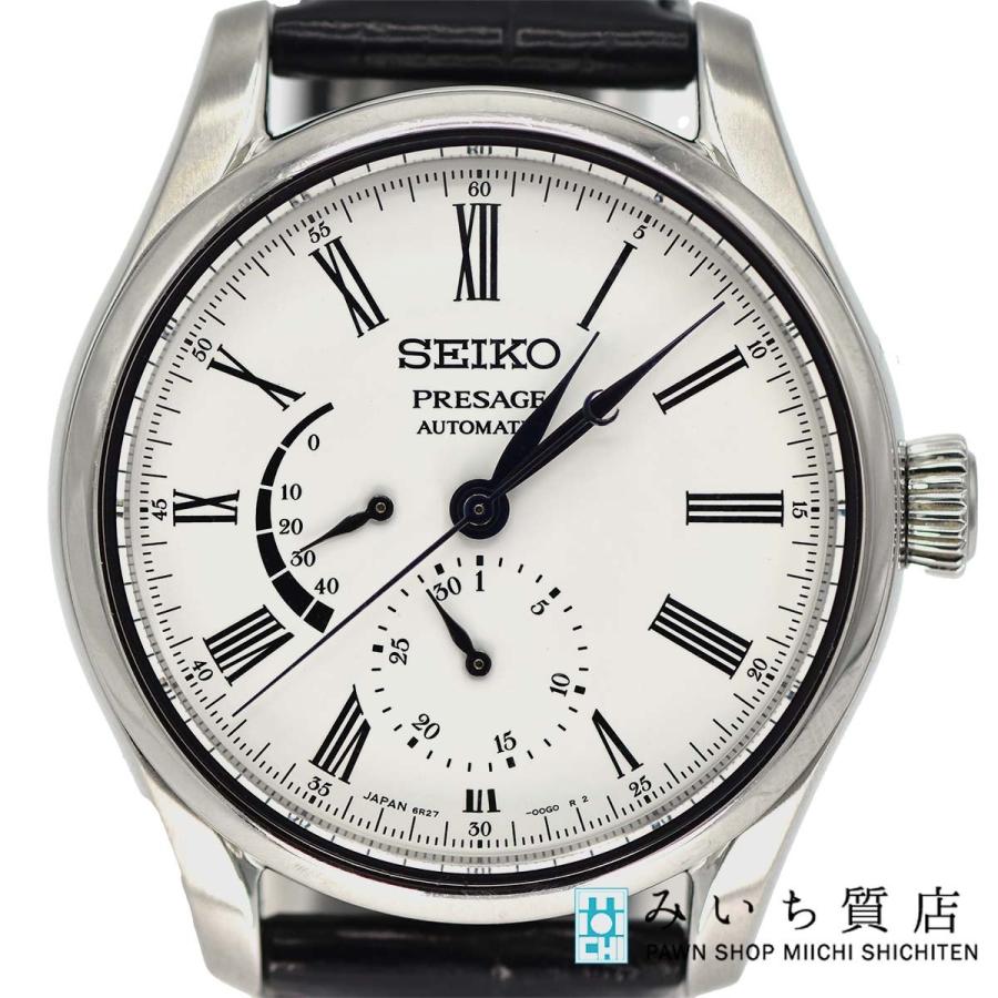 質屋 腕時計 稼働 SEIKO セイコー プレサージュ 6R27-00L0 自動巻き