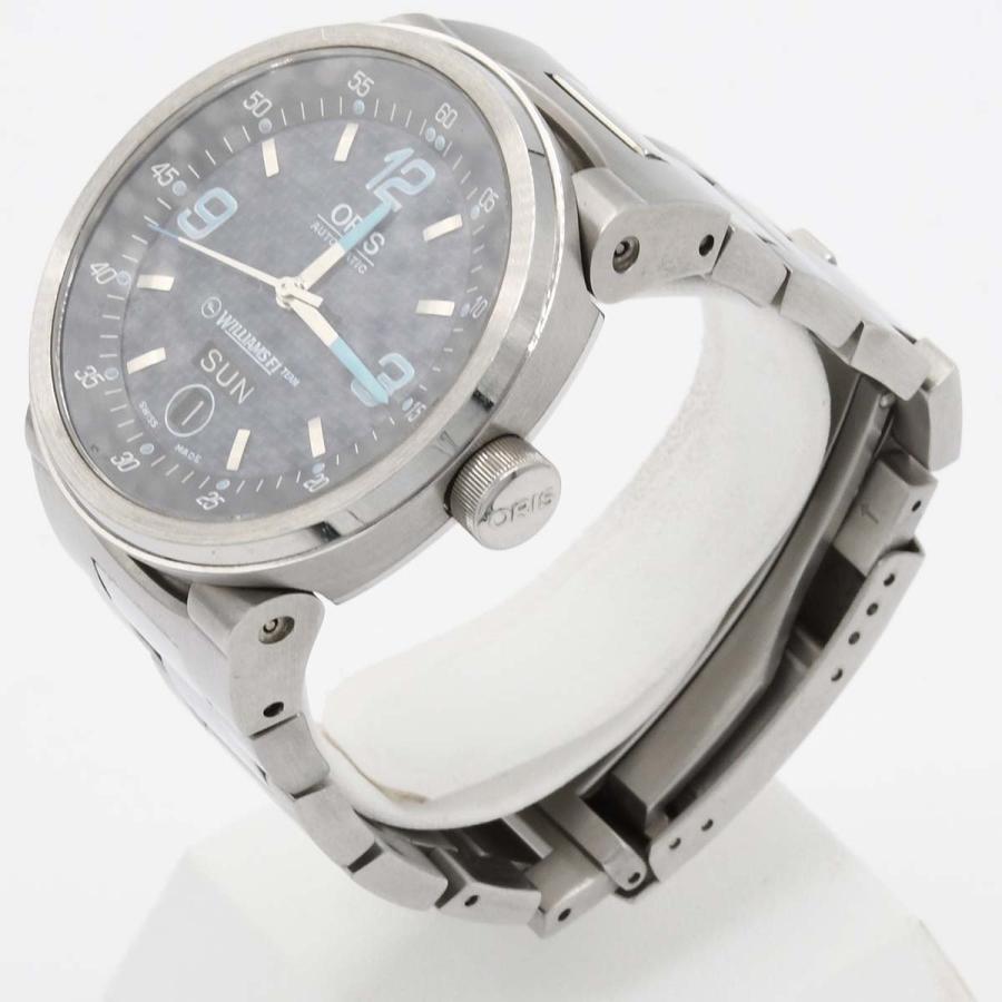 質屋 腕時計 稼働 ORIS オリス ウィリアムズF1 7560 自動巻き 青系色