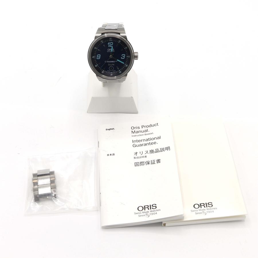 質屋 腕時計 稼働 ORIS オリス ウィリアムズF1 7560 自動巻き 青系色 