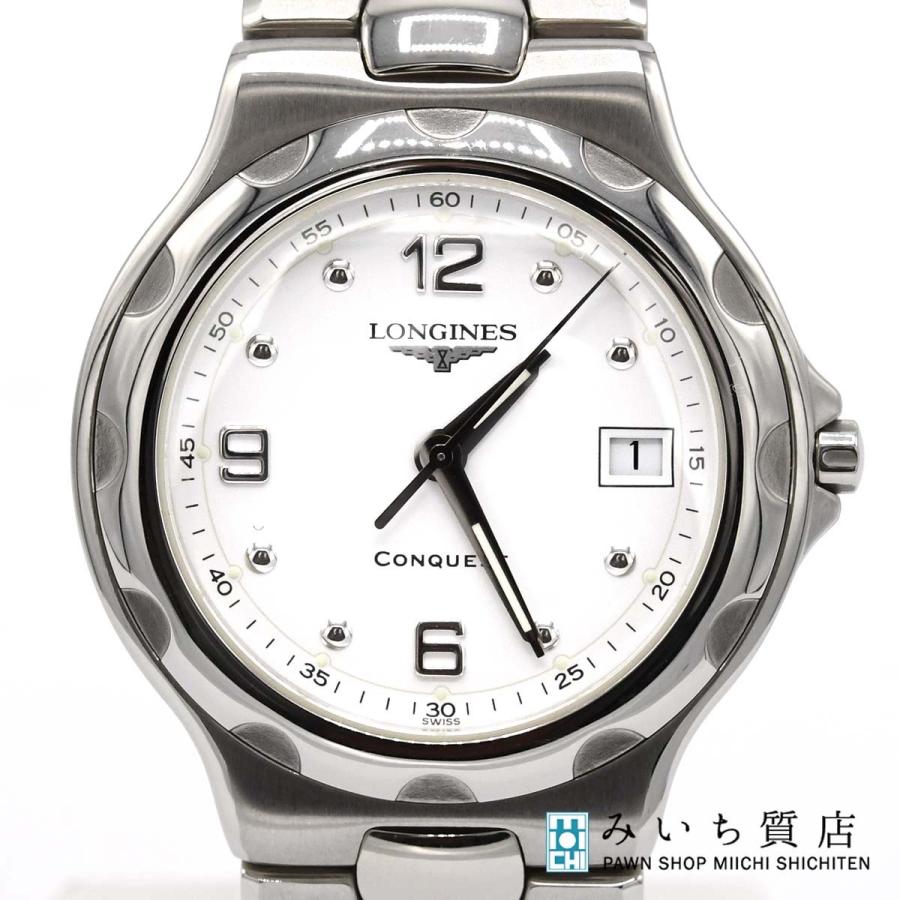 質屋 腕時計 稼働 LONGINES ロンジン コンクエスト L1 631 4 メンズ