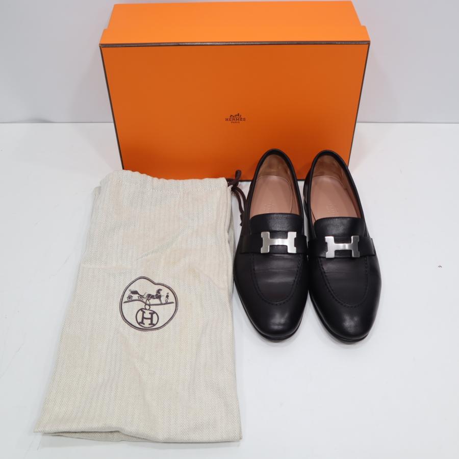 質屋 HERMES エルメス モカシン パリ AF2011992 2204 コンスタンス 