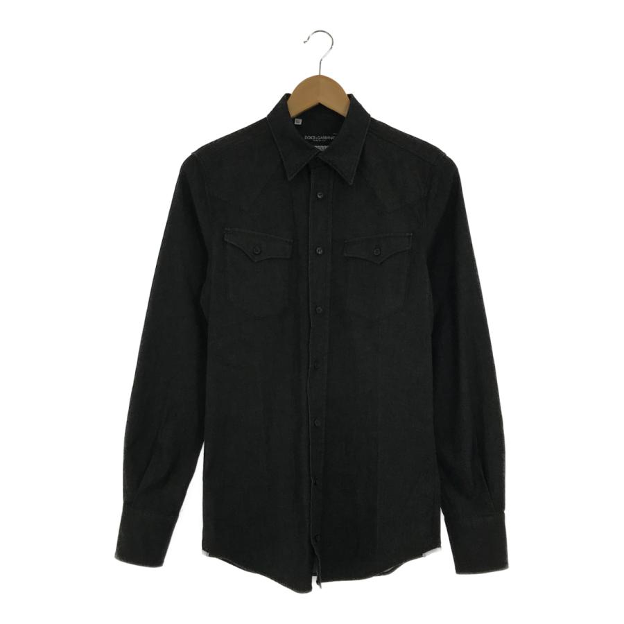 質屋 ドルチェ&ガッバーナ DOLCE＆GABBANA 37 サイズ シャツ 黒