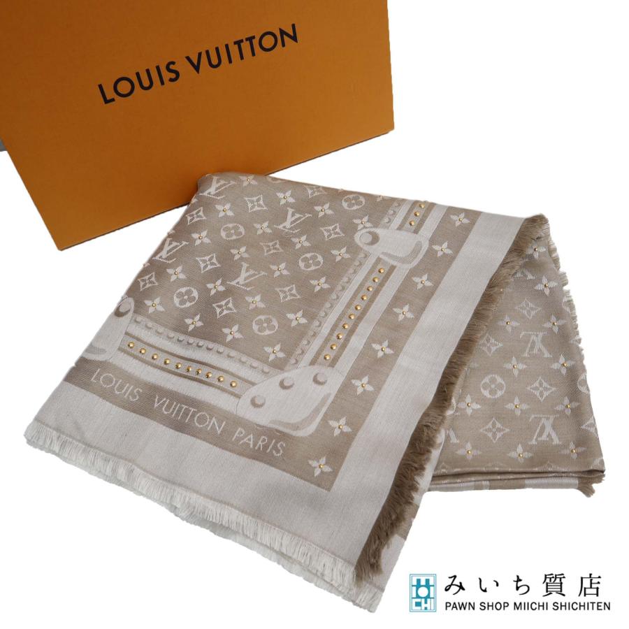 【試着のみ】LOUIS VUITTON 大判 モノグラム ストール ルイヴィトン 試着のみ】LOUIS VUITTON 大判 モノグラム ストール ルイヴィトン