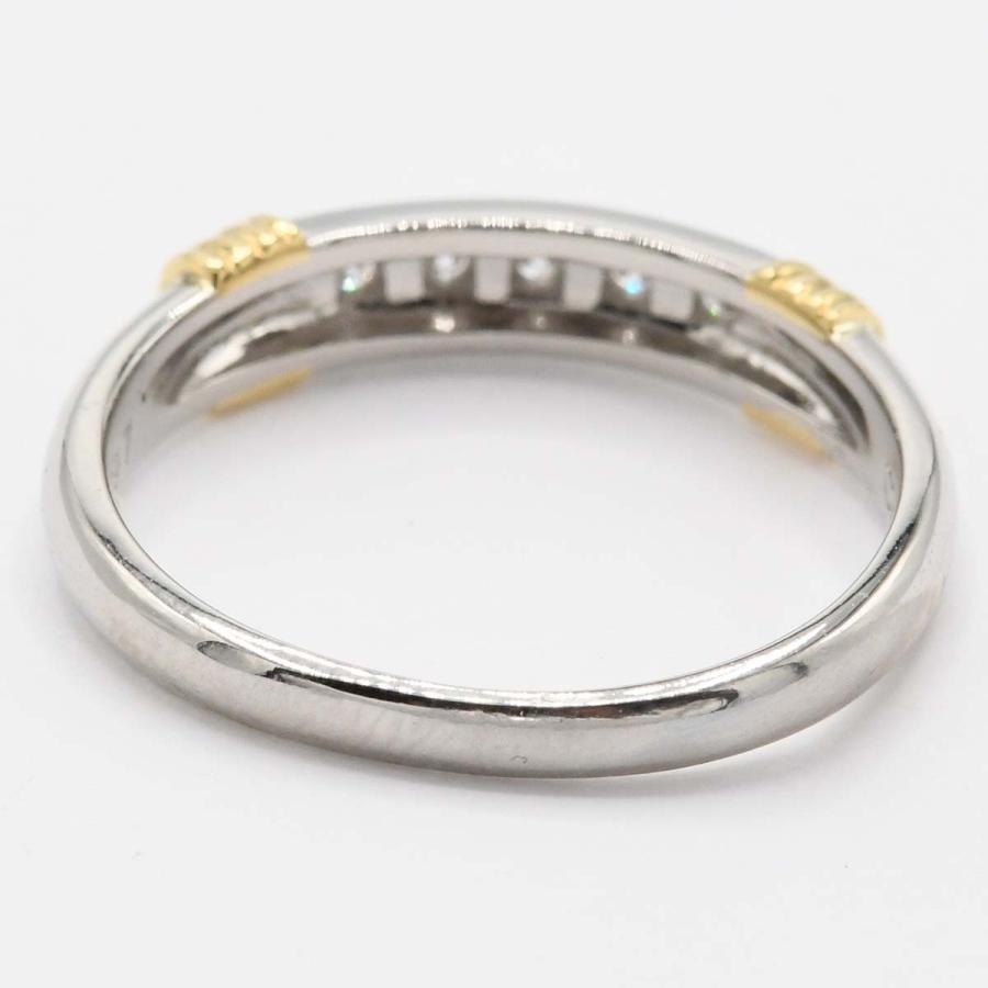 Christian Dior(クリスチャンディオール）PT900 #11 Christian Dior（クリスチャン・ディオール） 美品 DIOR ダイヤ2P