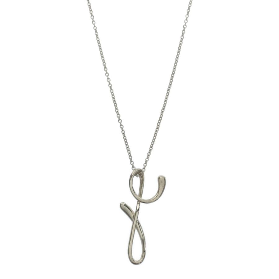 質屋 ティファニー TIFFANY & Co. ネックレス イニシャル Y シルバー