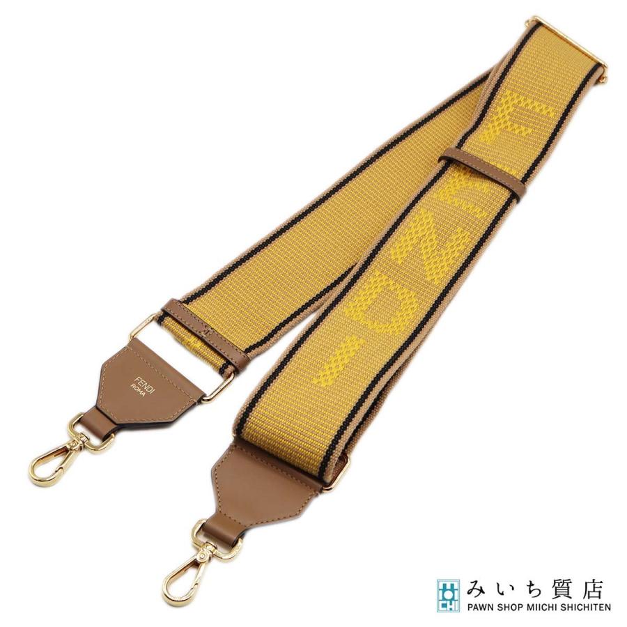 質屋 FENDI フェンディ ストラップユー ロゴ ショルダーストラップ 