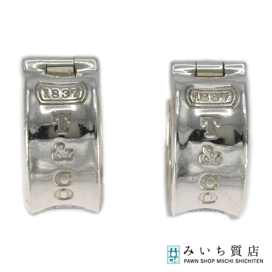 ティファニー　ナローピアス 質屋 TIFFANY＆Co. ティファニー ピアス ナロー フープ 925 14.5