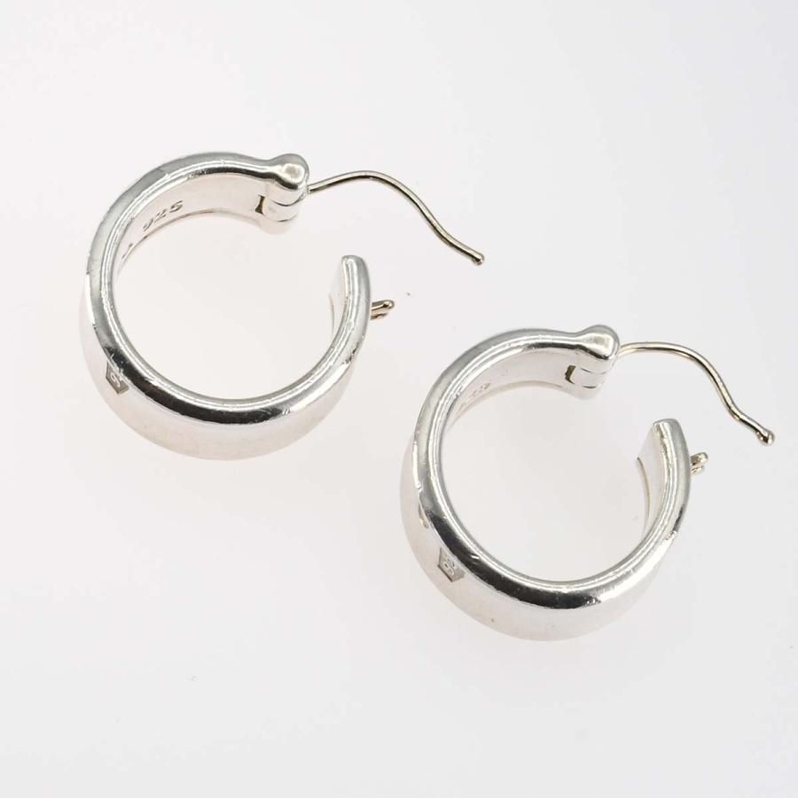 質屋 TIFFANY＆Co. ティファニー ピアス ナロー フープ 925 14.5