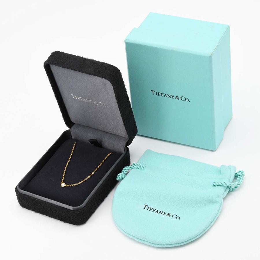 589 ティファニー バイザヤード AU750 ネックレス 箱・袋付き 質屋 仕上げ済 TIFFANY＆Co. ティファニー バイザヤード