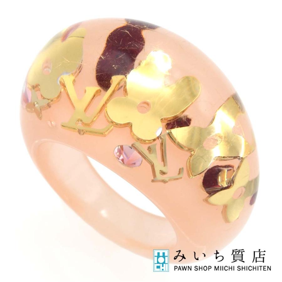 ルイ ヴィトン バーグ アンクルージョン リング 指輪 M65776 ピンク系 質屋 LOUIS VUITTON ルイヴィトン リング バーグ アンクルージョン
