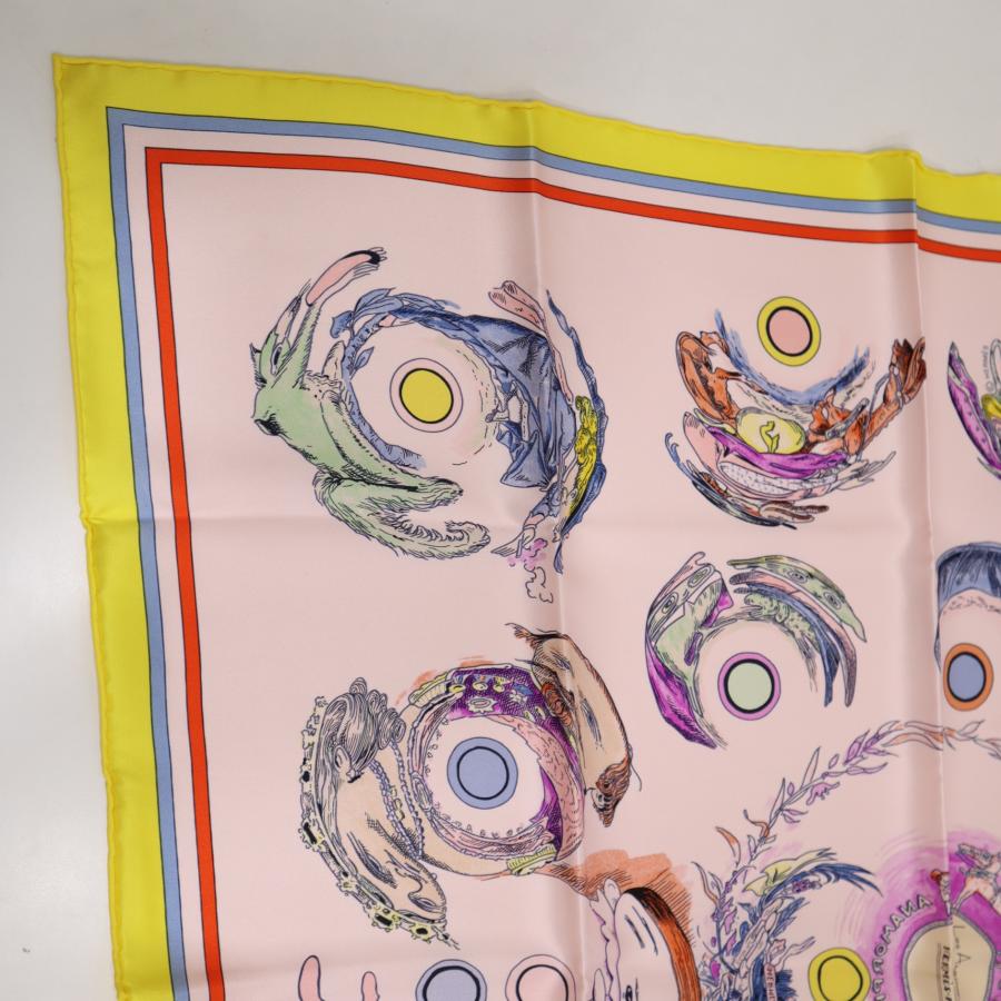 質屋 未使用 HERMES エルメス カレ70 Les Anamorphoses アナモル