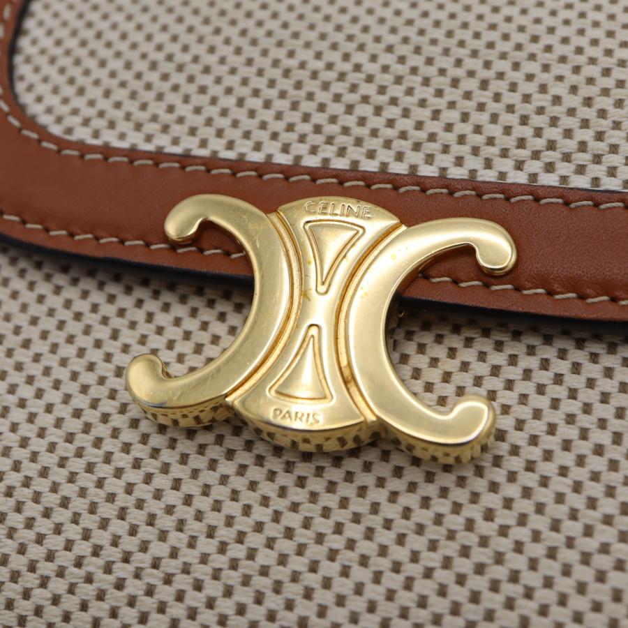 質屋 CELINE セリーヌ スモールフラップウォレット トリオンフ